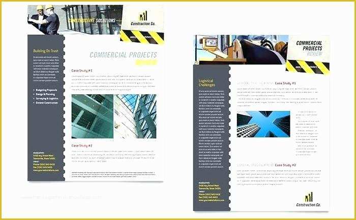 Free Construction Flyer Design Templates Of Construction Flyer Template
