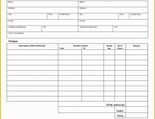 Free Construction Invoice Template Pdf Of 10 Contractor Invoice Samples Pdf Word Excel