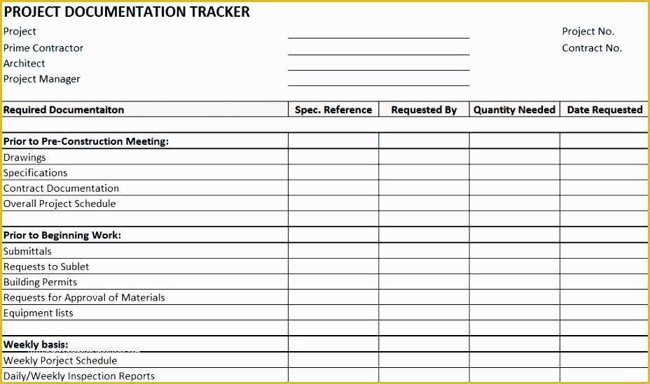 Free Construction Project Management Templates Of 6 Construction Punch List Template Excel Exceltemplates