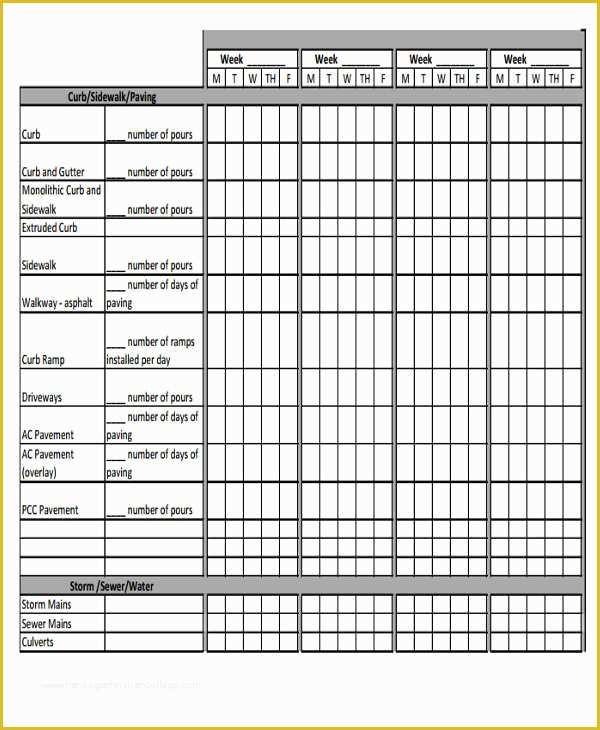 Free Construction Schedule Template Of 7 Excel Construction Schedule Templates