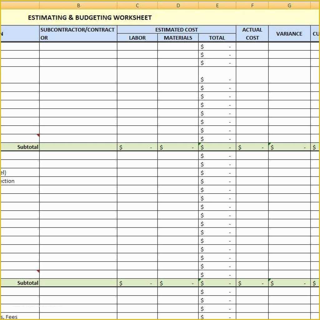 Free Construction Schedule Template Of Free Construction Schedule Spreadsheet