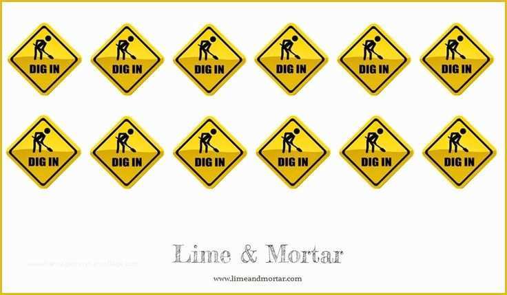 Free Construction Sign Templates Of Dig In Jello Signs for Construction Party Free Printable