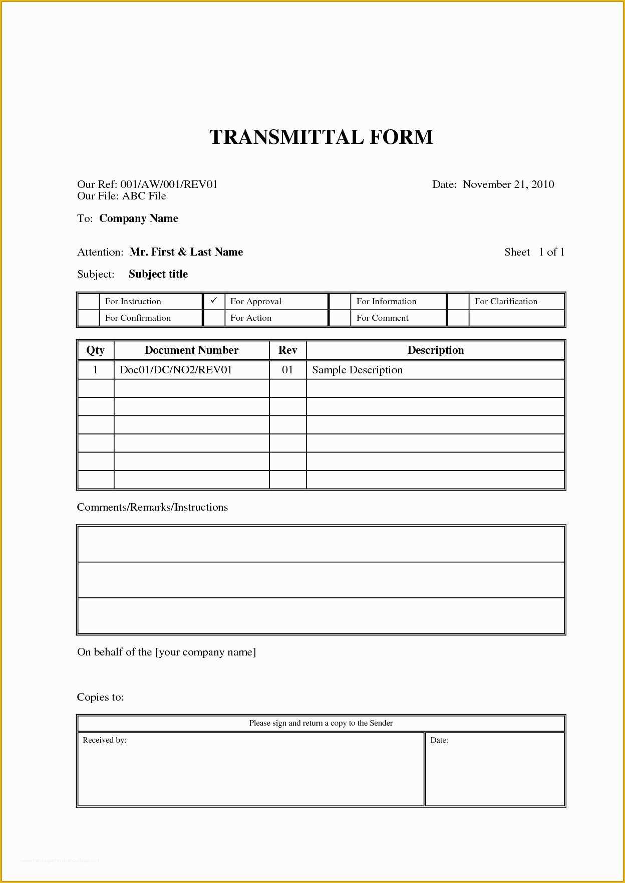 Free Construction Submittal form Template Of Construction Submittal form Template – Versatolelive