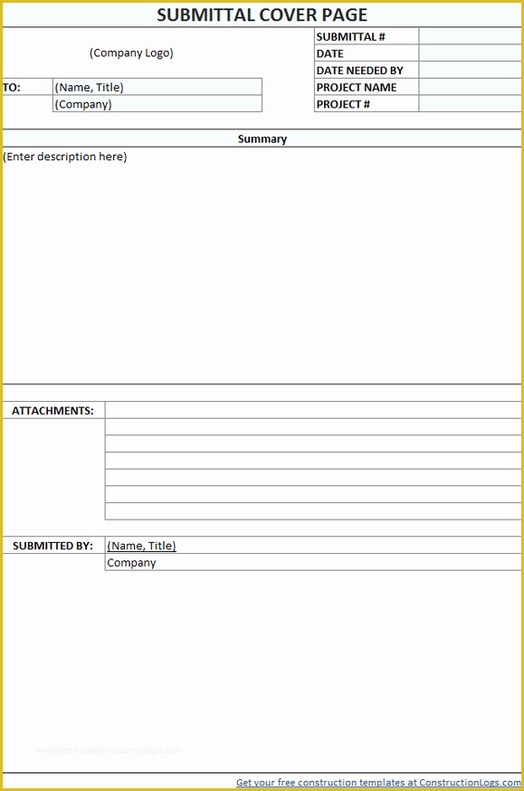 Free Construction Submittal form Template Of Submittal form Seatle Davidjoel