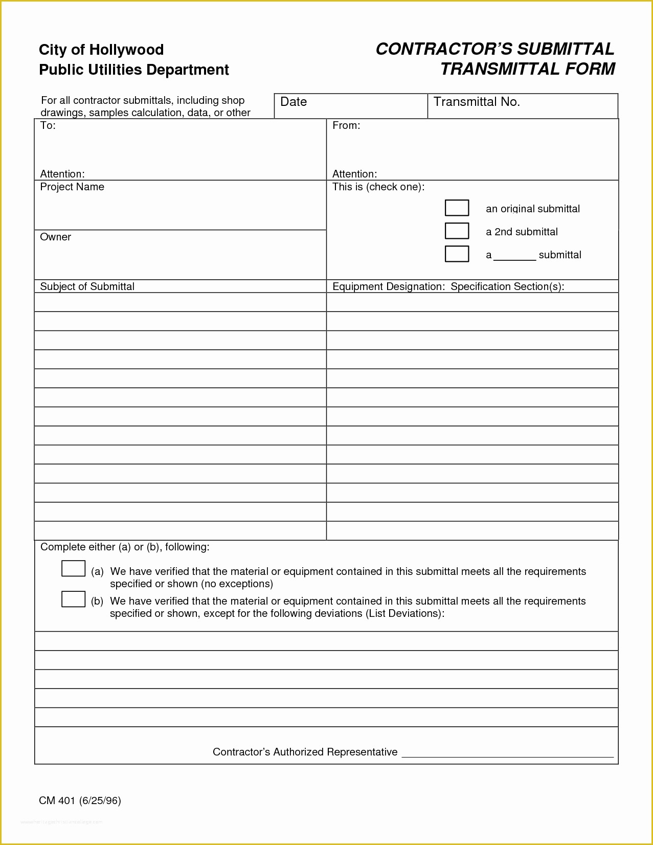 Free Construction Submittal form Template Of Transmittal Template Bamboodownunder