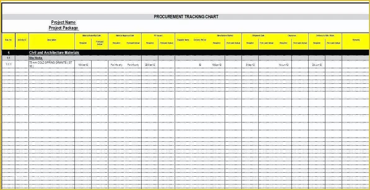 submittal-log-template