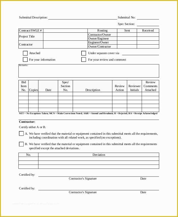 Free Construction Submittal Log Template Of List Of Synonyms and Antonyms Of the Word Transmittal