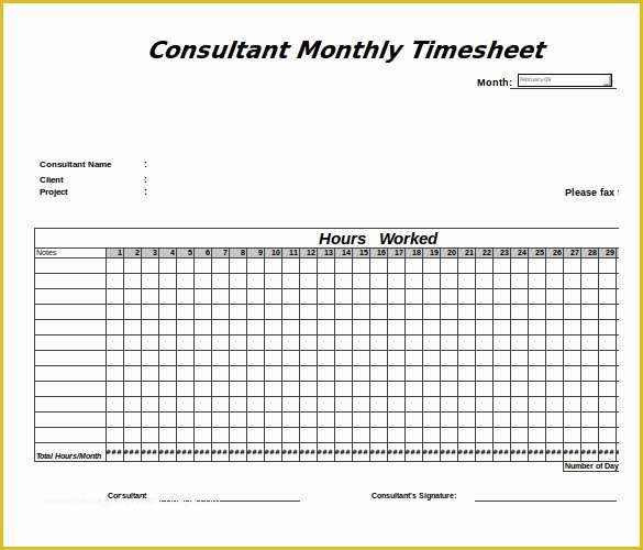 Free Consultant Timesheet Template Of 16 Consultant Timesheet Templates & Samples Doc Pdf