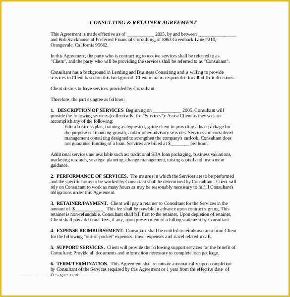 Free Consulting Agreement Template Word Of 14 Consultant Agreement Templates Word Pdf Pages