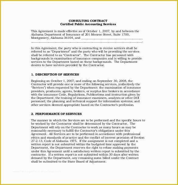 Free Consulting Agreement Template Word Of 15 Consulting Agreement Templates Docs Pages