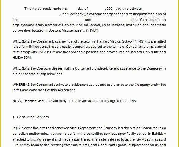 Free Consulting Agreement Template Word Of 17 Consulting Contract Templates Docs Pages