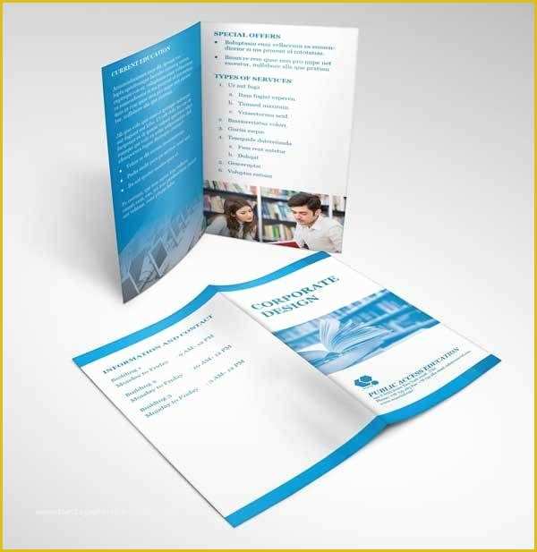 Free Consulting Brochure Template Of Business Consulting Brochure Free Bi Fold Brochure
