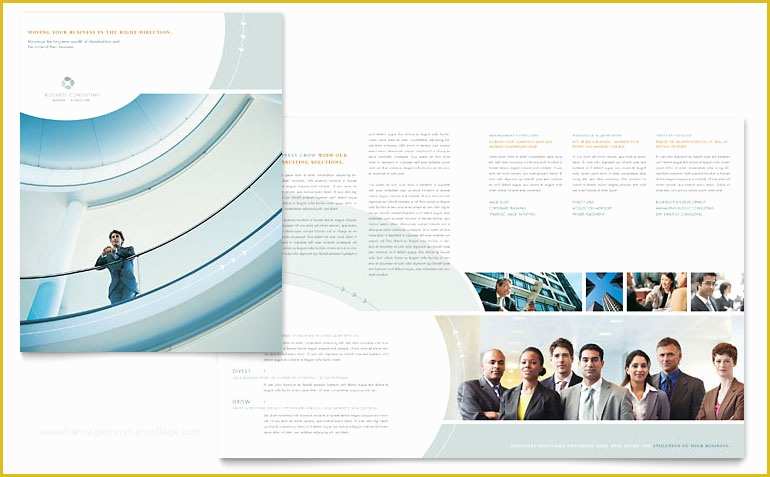 Free Consulting Brochure Template Of Business Consulting Brochure Template Word & Publisher