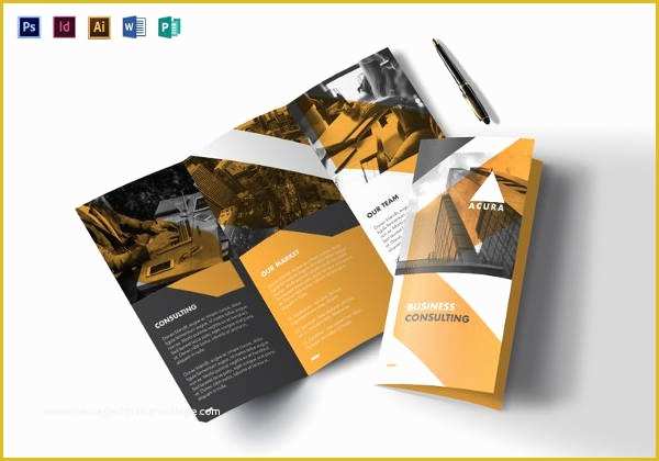 Free Consulting Brochure Template Of Free Consulting Brochure Template Tri Fold Brochure