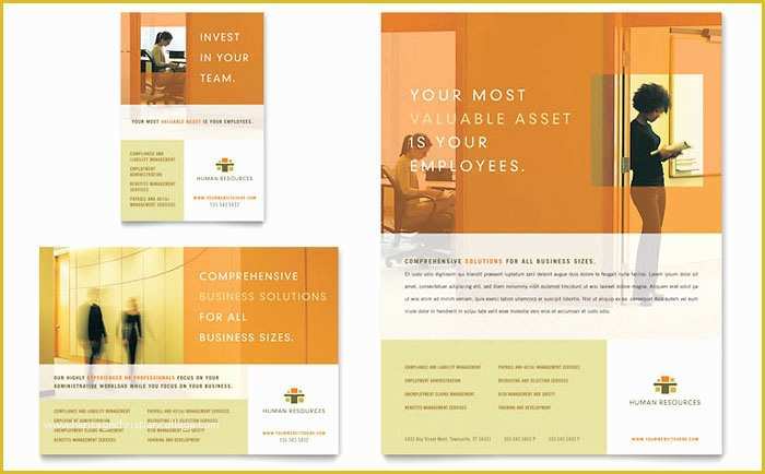 Free Consulting Brochure Template Of Hr Consulting Flyer & Ad Template Design