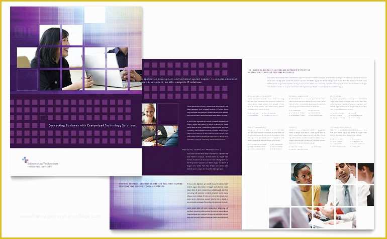 Free Consulting Brochure Template Of Information Technology Brochure Template Word & Publisher