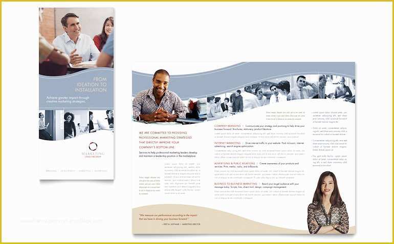 Free Consulting Brochure Template Of Marketing Consulting Group Brochure Template Word