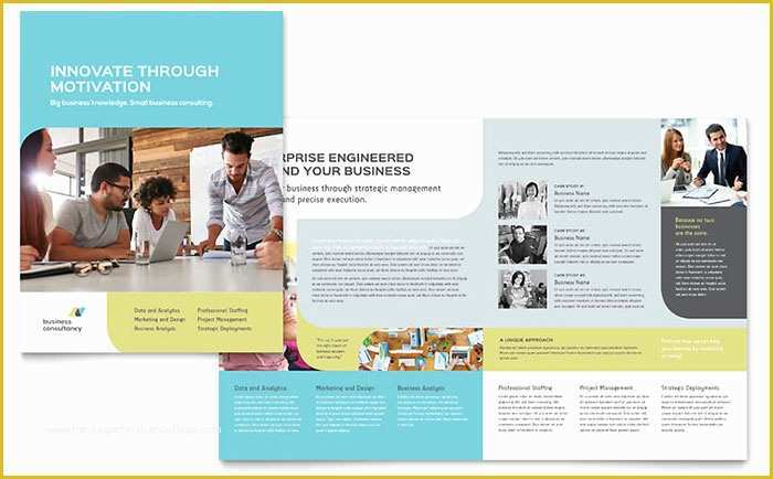Free Consulting Brochure Template Of Small Business Consultant Brochure Template Design