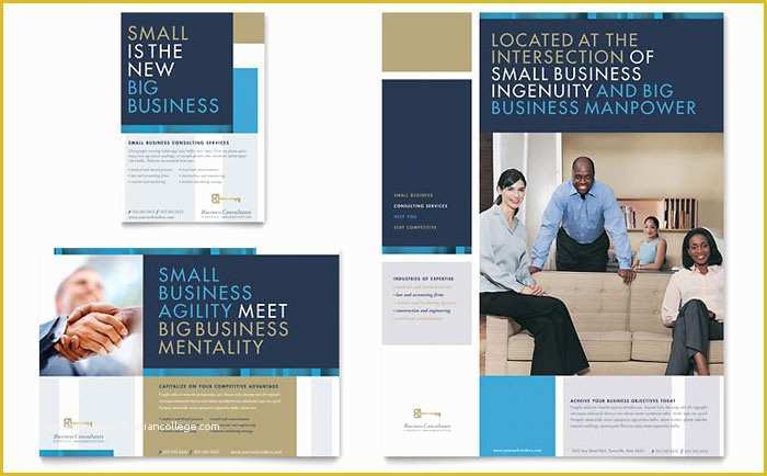 Free Consulting Brochure Template Of Small Business Consulting Flyer & Ad Template Design