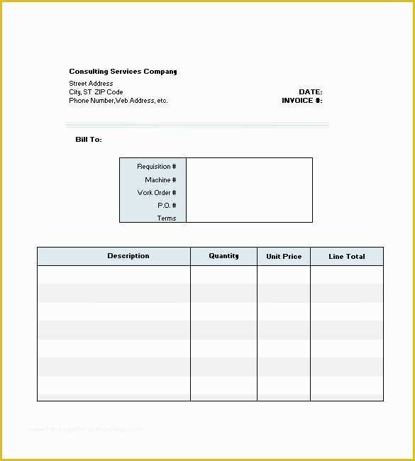 Free Consulting Invoice Template Word Of 4 Consultant Consulting Invoice Template Free Word