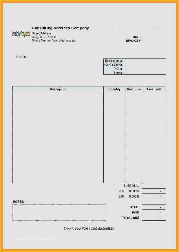 Free Consulting Invoice Template Word Of 5 6 Business Receipt