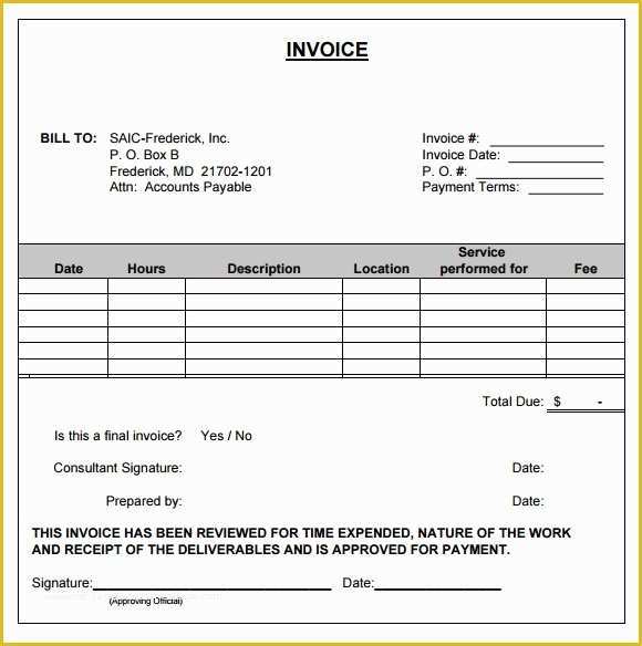 Free Consulting Invoice Template Word Of 8 Consulting Invoice Samples
