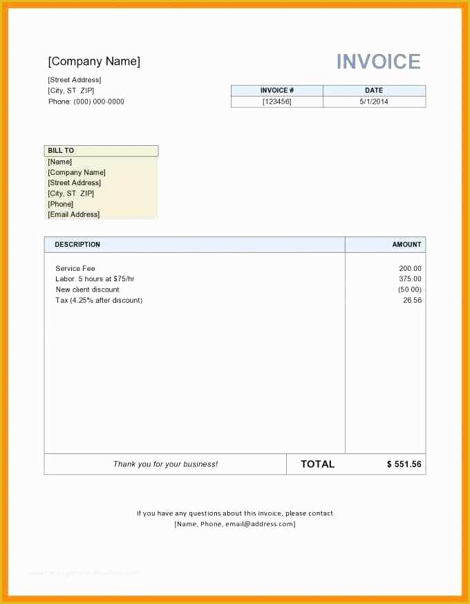 Free Consulting Invoice Template Word Of Consulting Invoice Template Standard Invoice Template