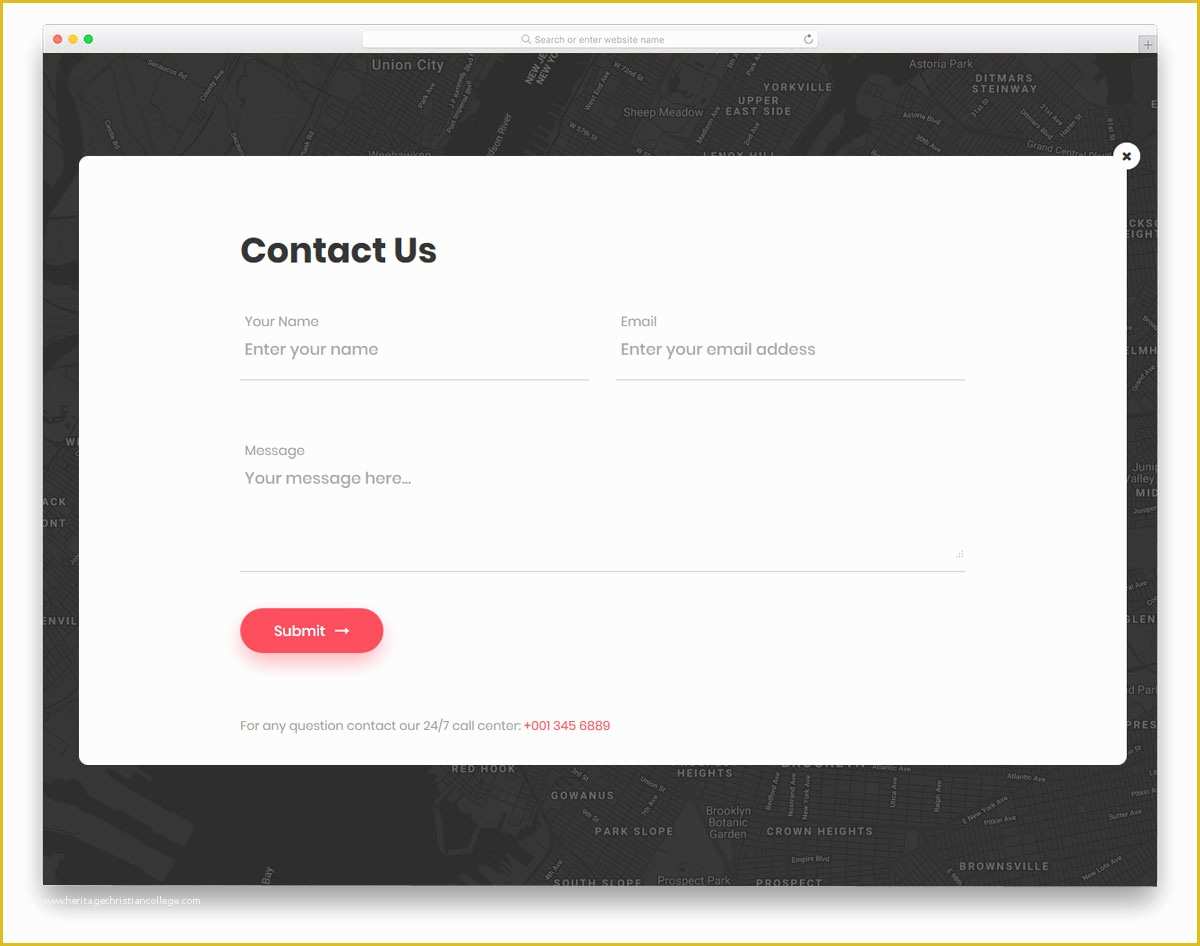 Free Contact Information Template Of 21 Best Free HTML Contact forms with Fresh New Designs 2019