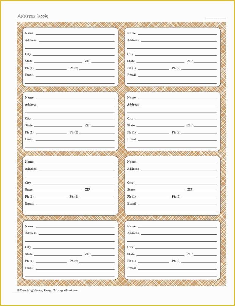 Free Contact Page Template Of Use These Printable Address Pages In Your free-contact-page-template-of-use-these-printable-address-pages-in-your