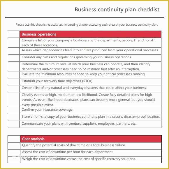 Free Contingency Plan Template Excel Of 7 Free Business Continuity Plan Templates Excel Pdf formats