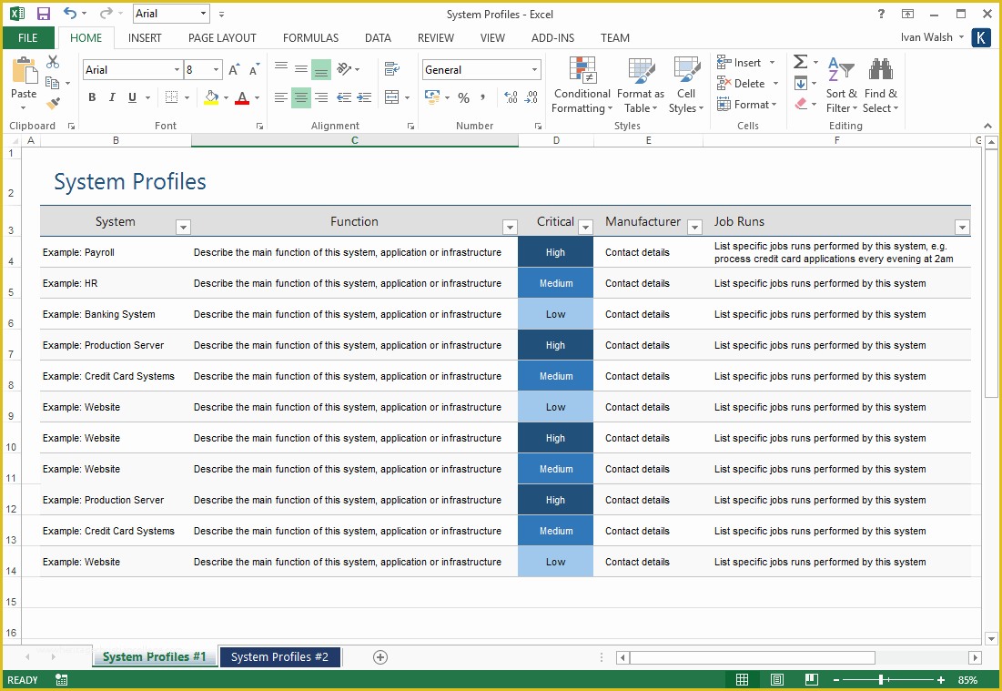 Free Contingency Plan Template Excel Of Business Continuity Plan – Download 48 Pg Ms Word & 12