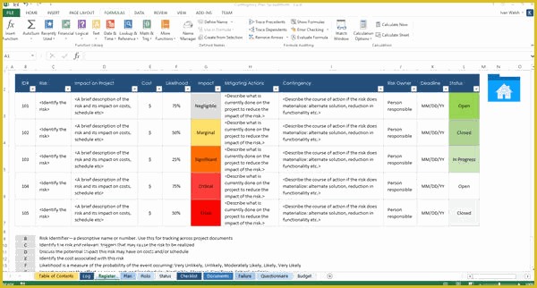 Free Contingency Plan Template Excel Of Contingency Plan Templates Ms Word 9 X Excels