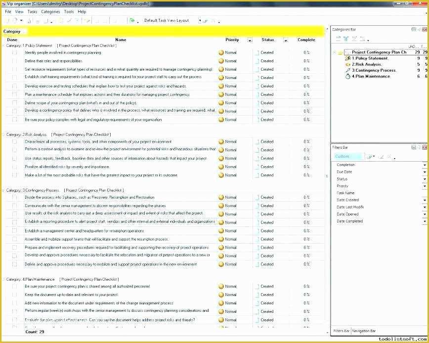 Free Contingency Plan Template Excel Of Project Contingency Plan Template Free Contingency Plan