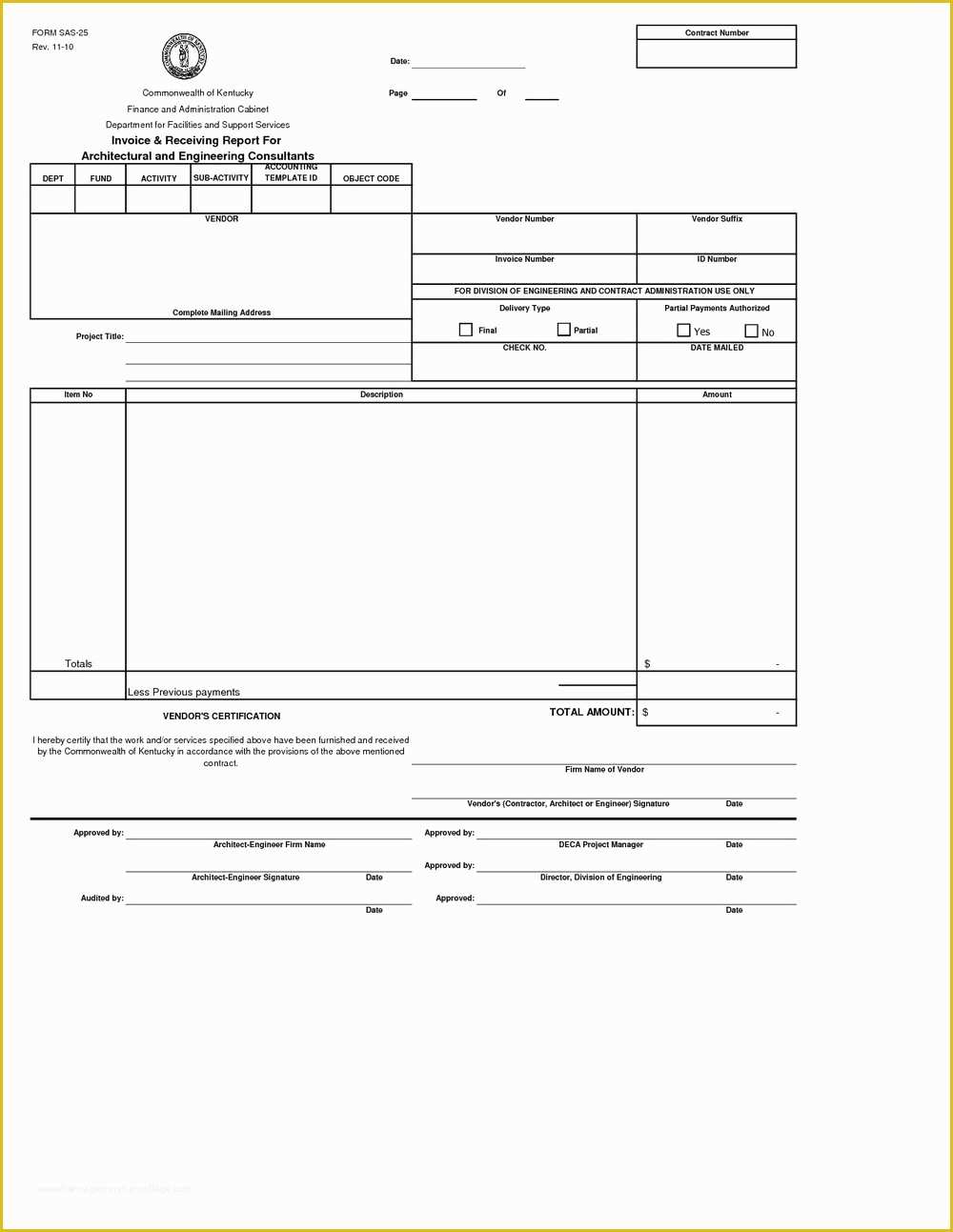 Free Contractor Invoice Template Pdf Of Free Construction Invoice Template Pdf Templates
