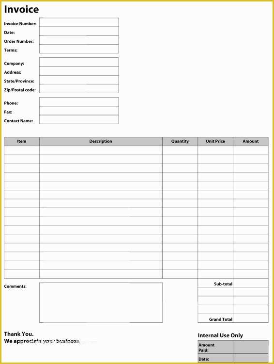 Free Contractor Invoice Template Pdf Of Pdf Templates Construction Template Store