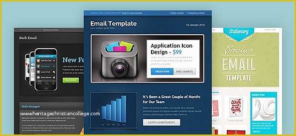 Free Convertkit Email Template Of Email Template Psd Set 4 Free Psd Files