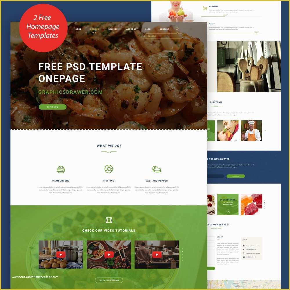 Free Cooking Website Templates Of Cooking Blog Website Template Free Psd Download Download Psd