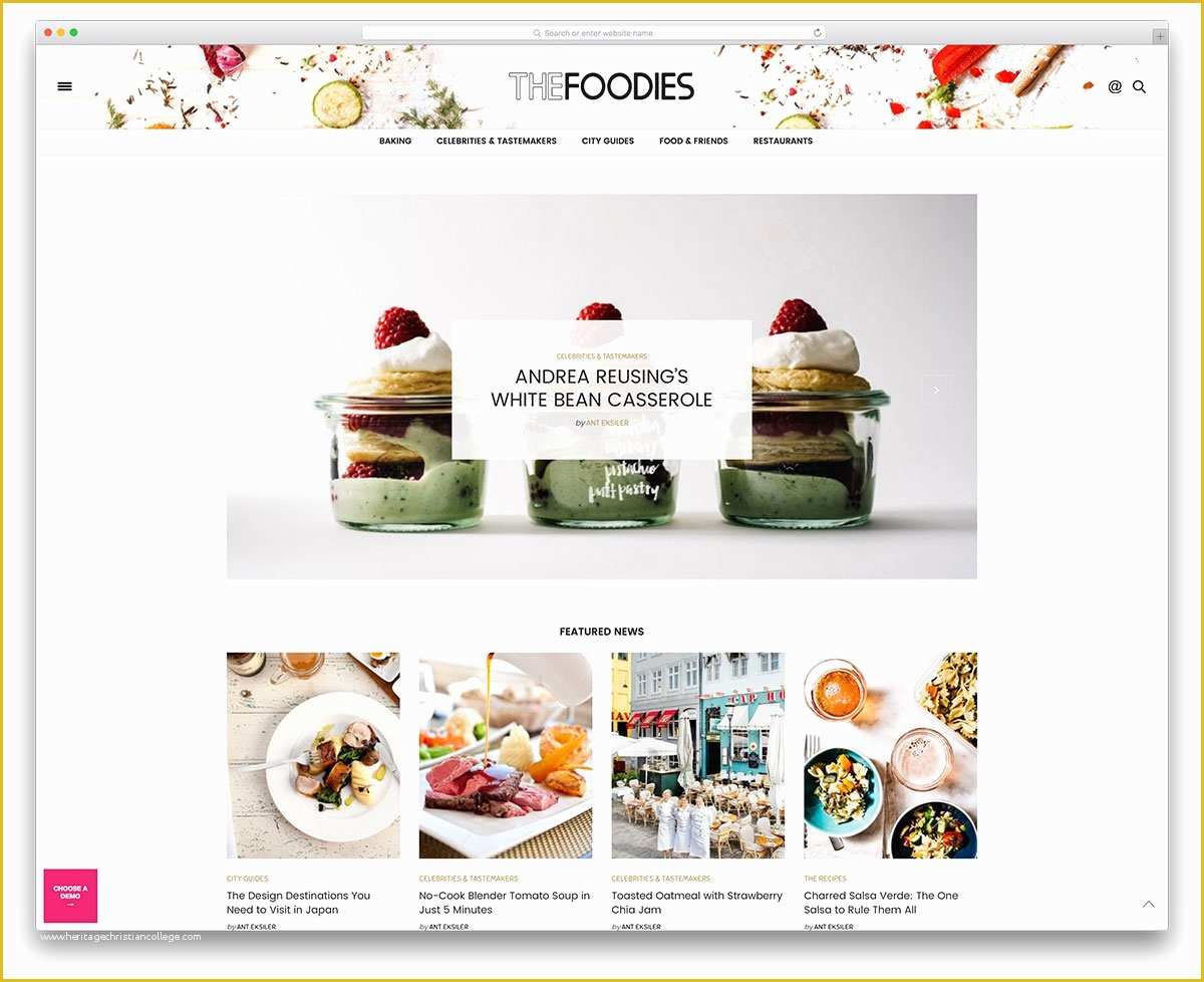Free Cooking Website Templates Of Creative Wordpress themes for Blog Portfolio Agency Mageewp