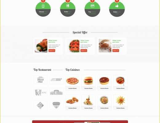 Free Cooking Website Templates Of Food Restaurant ordering Shop Website Template HTML