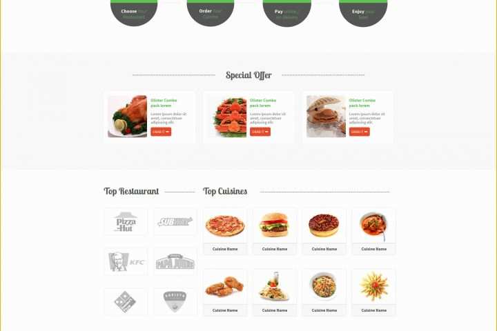 Free Cooking Website Templates Of Food Restaurant ordering Shop Website Template HTML