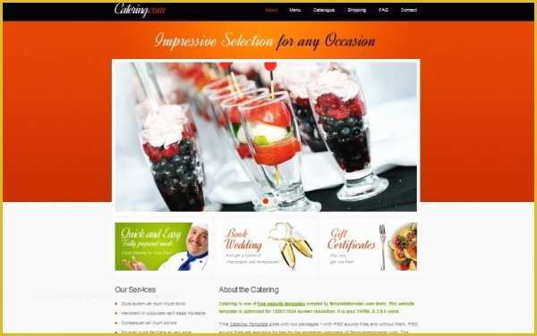 Free Cooking Website Templates Of Great Collection Of Free HTML Css Website Templates