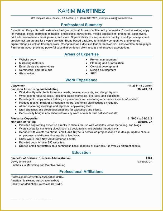 Free Copywriting Templates Of Resume Templates Free Download Freelance Copywriter Resume