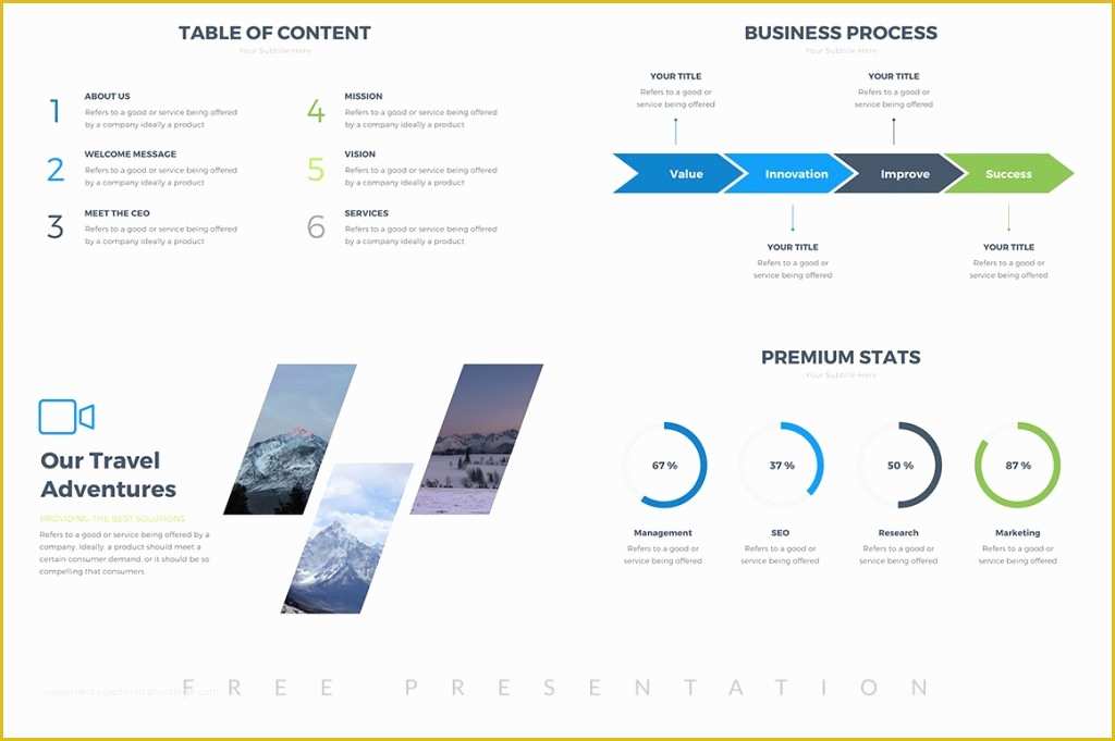Free Corporate Ppt Templates Of 25 Free Professional Ppt Templates for Project Presentations