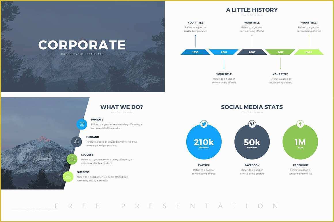 Free Corporate Ppt Templates Of 50 Best Free Cool Powerpoint Templates Of 2018 Updated