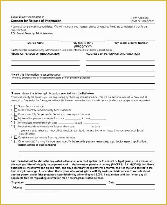 Free Counseling forms Templates Of 9 Release Information form Counseling Template Uujty
