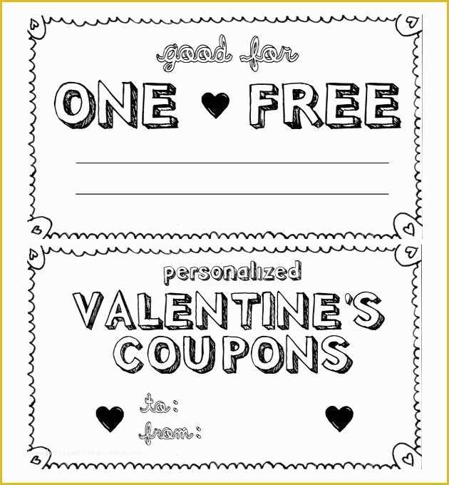 Free Coupon Template Of 28 Homemade Coupon Templates – Free Sample Example