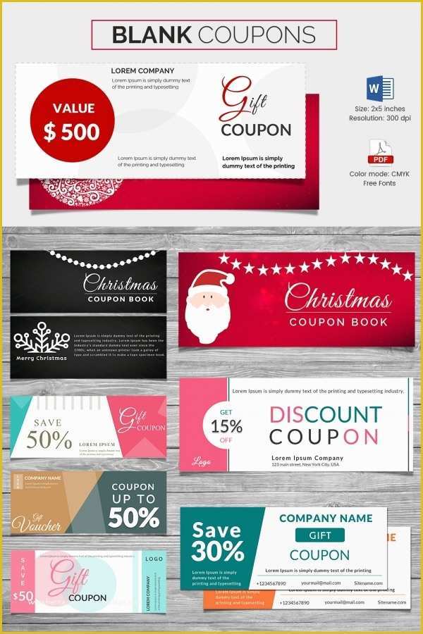 Free Coupon Template Of Blank Coupon Template – 21 Free Psd Word Eps Jpeg
