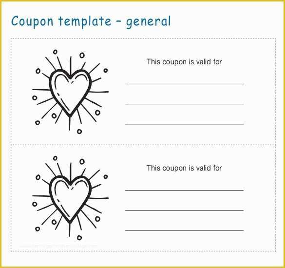 Free Coupon Template Of Coupon Templates – 31 Free Word Psd Pdf Documents