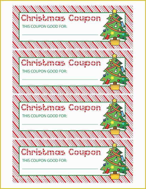 Free Coupon Template Word Of 35 Christmas Coupon Templates Psd Doc Apple Pages