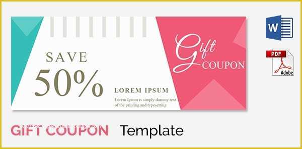 Free Coupon Template Word Of Blank Coupon Templates – 26 Free Psd Word Eps Jpeg